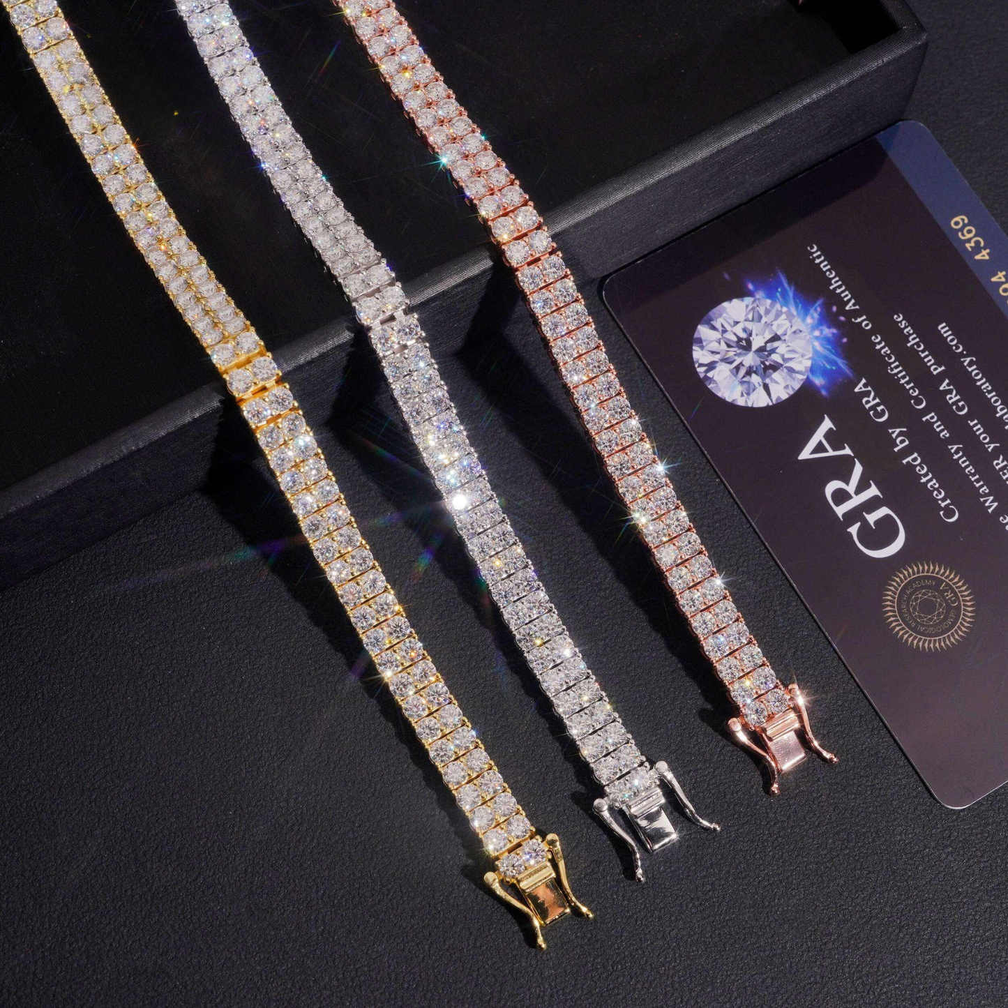 Dual Row Tennis Bracelet