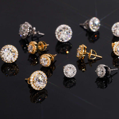 Luxury Diamond-Test Silver Studs