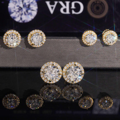 Luxury Diamond-Test Silver Studs