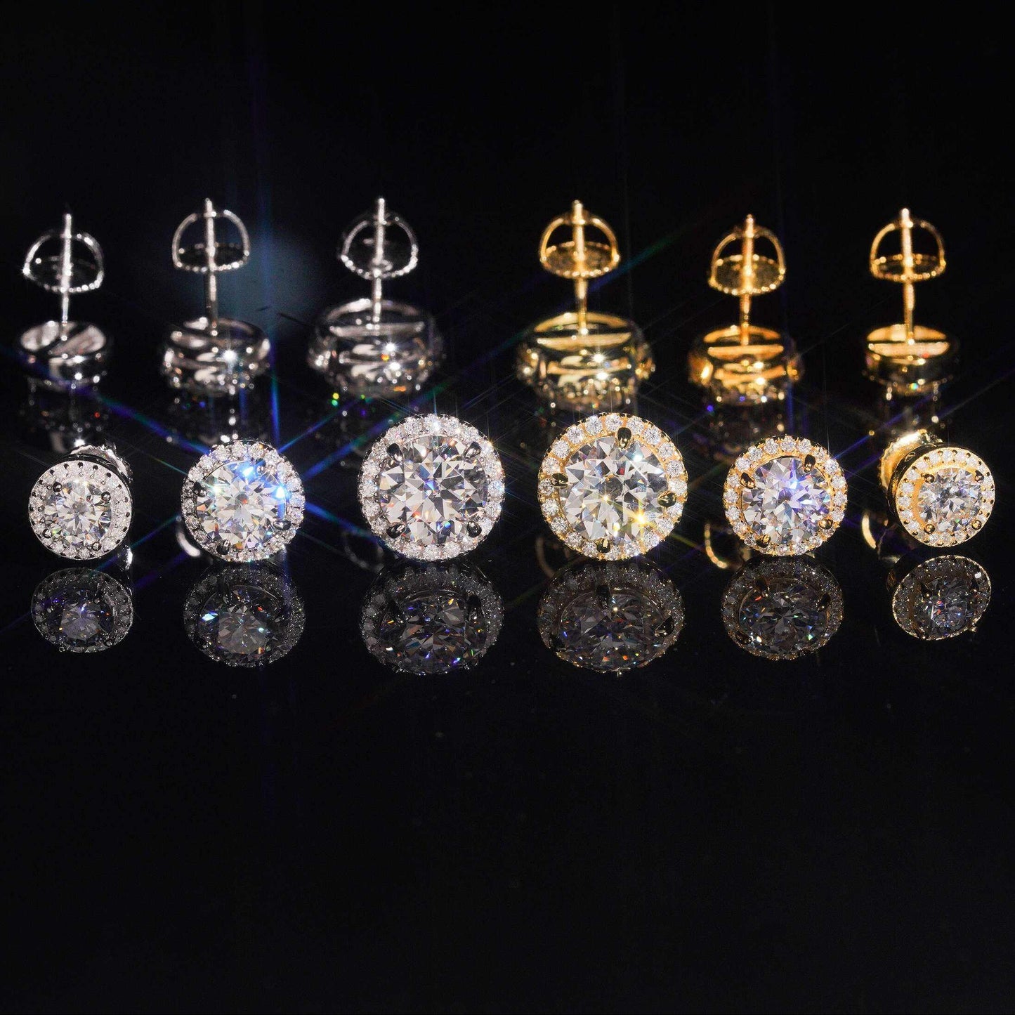 Luxury Diamond-Test Silver Studs