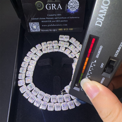 Luxury Diamond-Test Silver Set