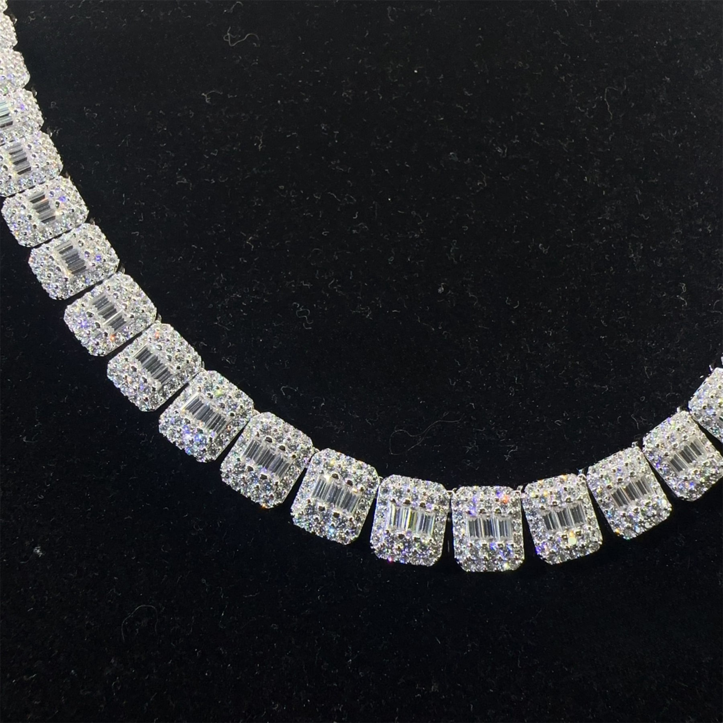 Luxury Diamond-Test Silver Set