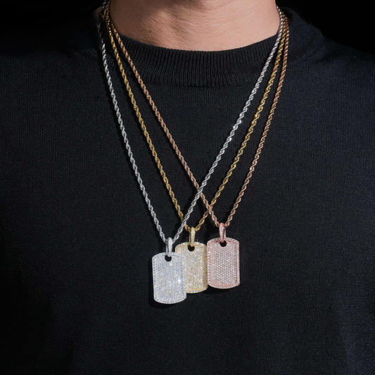 GRA Certified Silver Pendant