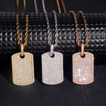 GRA Certified Silver Pendant