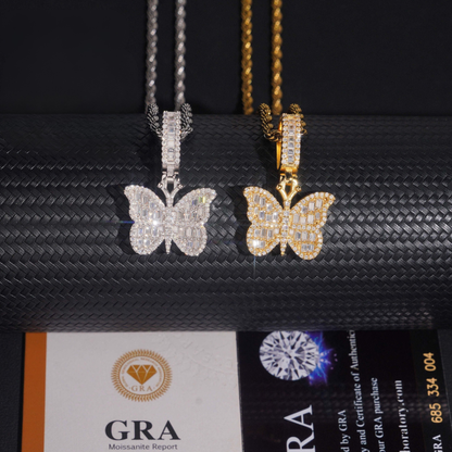 Silver Butterfly Pendant