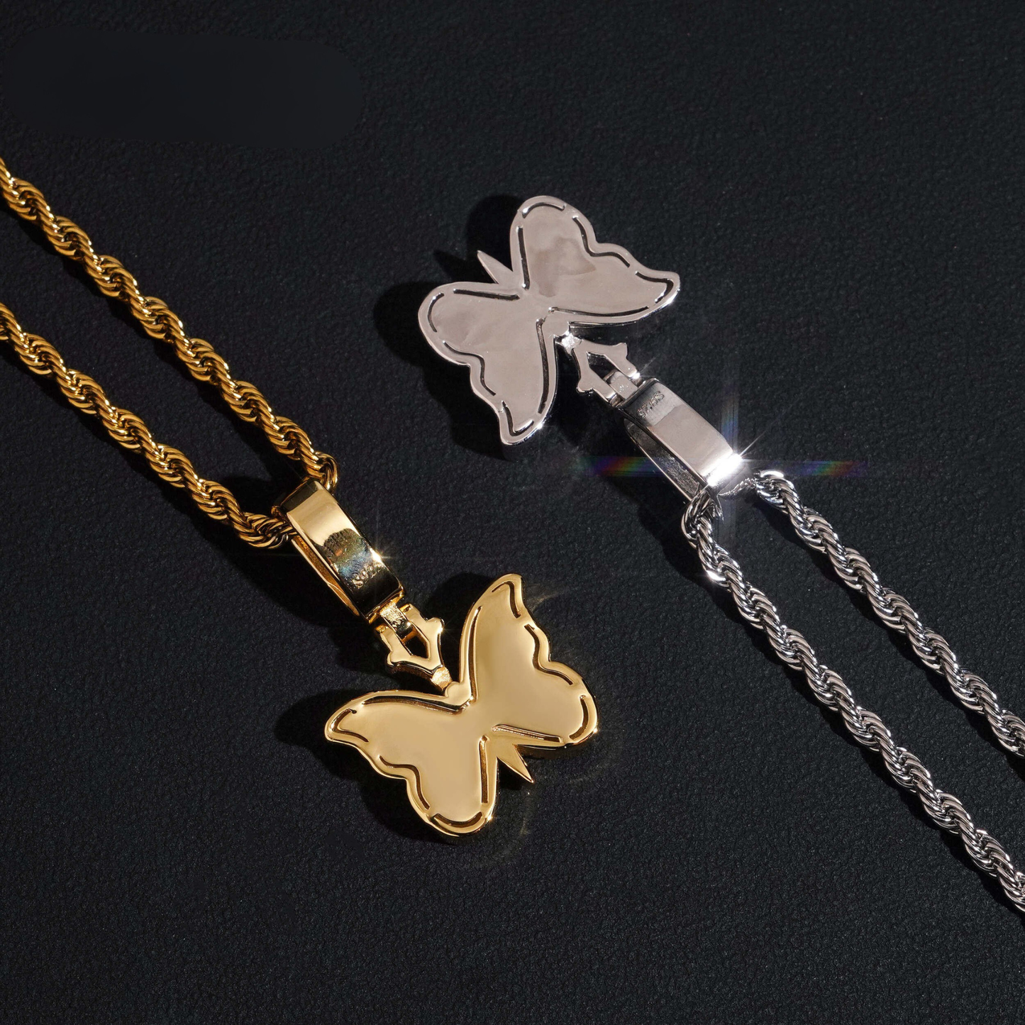 Silver Butterfly Pendant