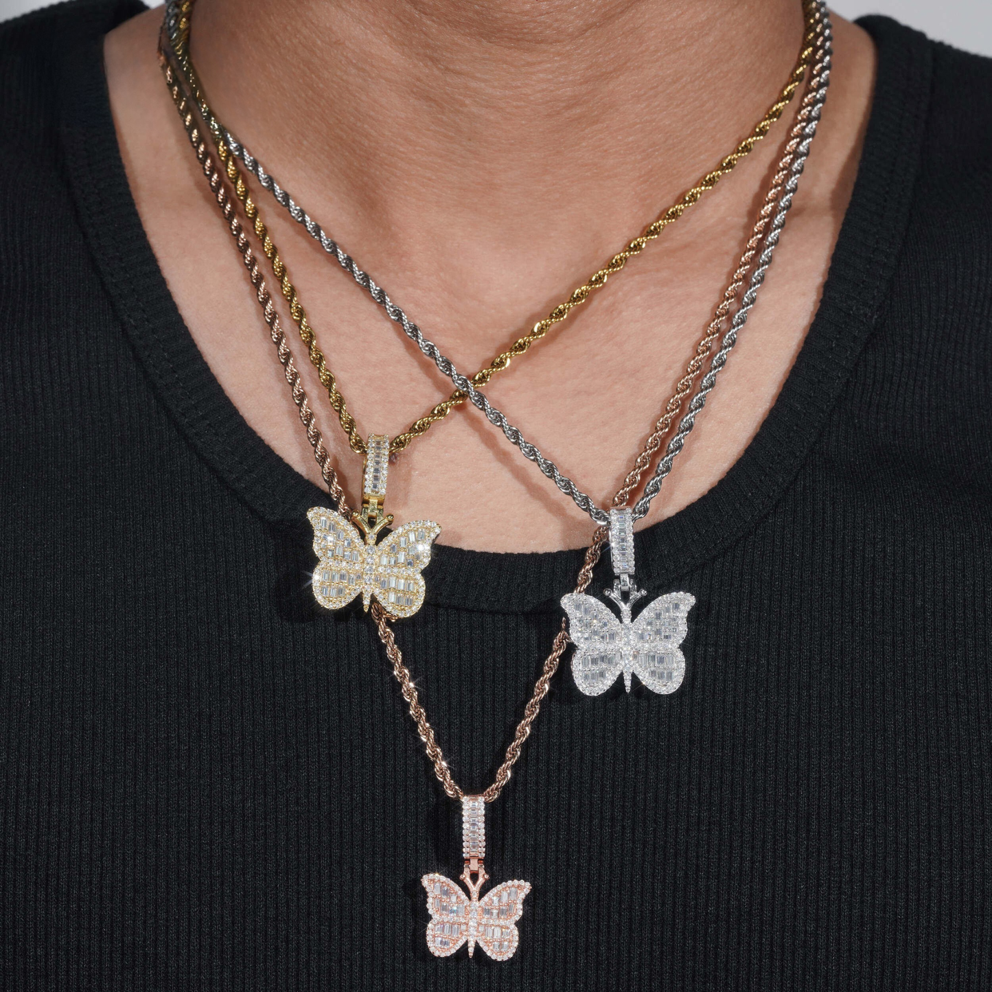 Silver Butterfly Pendant