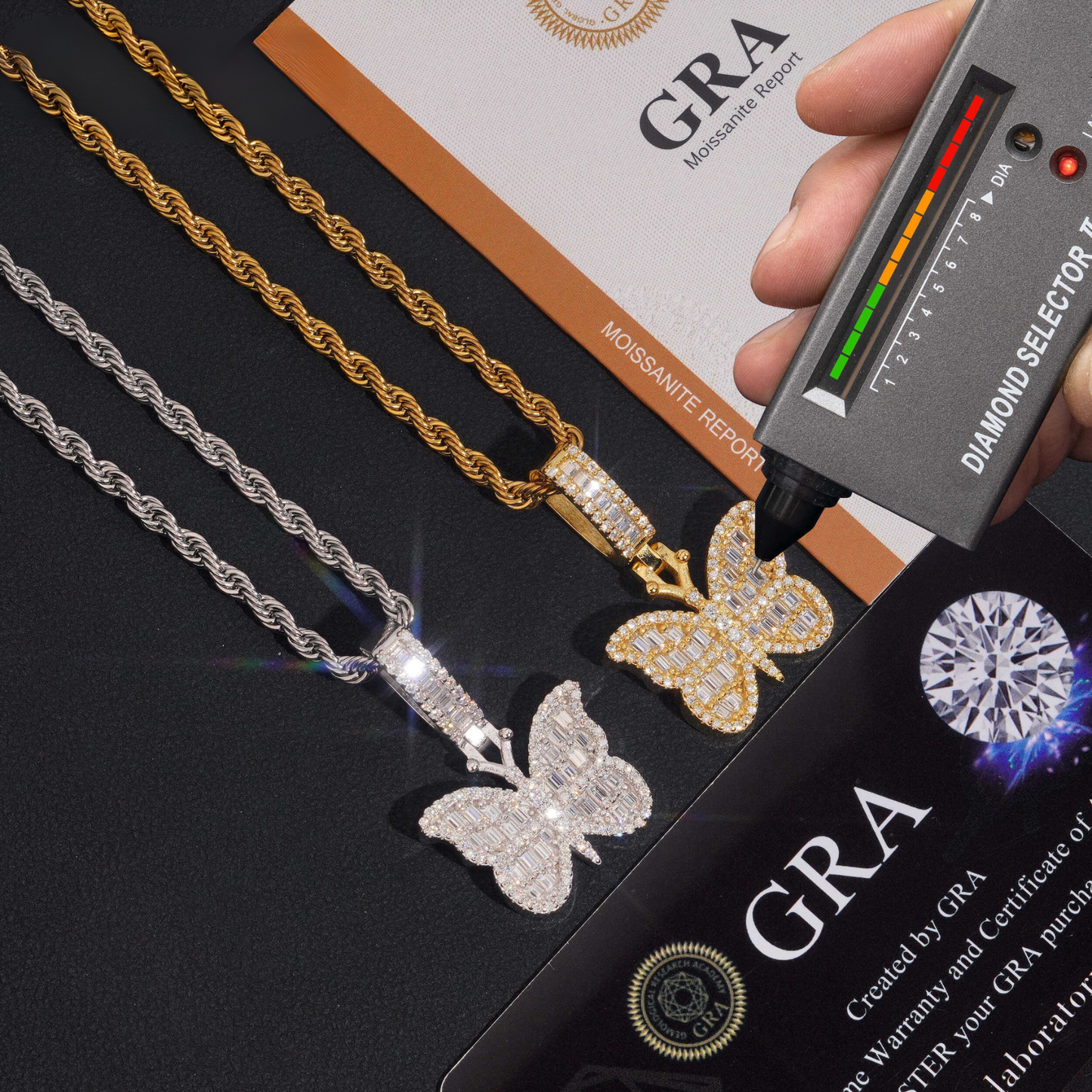 Silver Butterfly Pendant