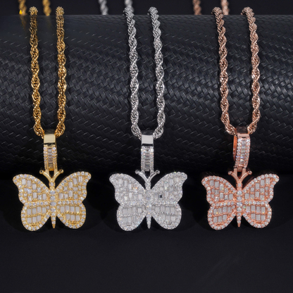 Silver Butterfly Pendant