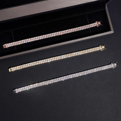 Dual Row Tennis Bracelet
