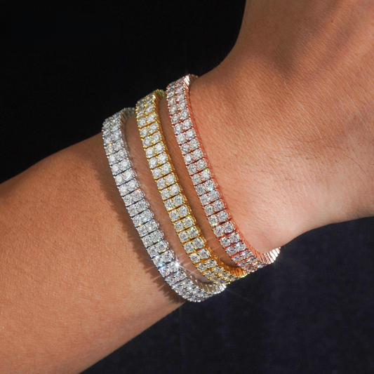 Dual Row Tennis Bracelet