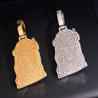 Sterling Jesus Pendant