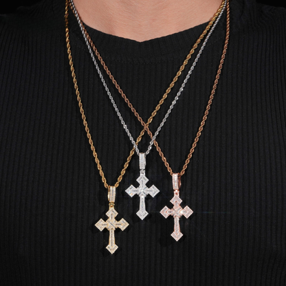 Luxury Plated Cross Pendant