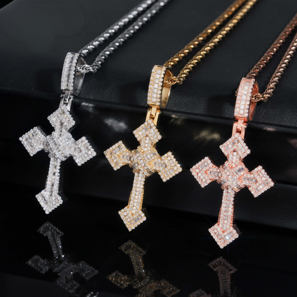 Luxury Plated Cross Pendant
