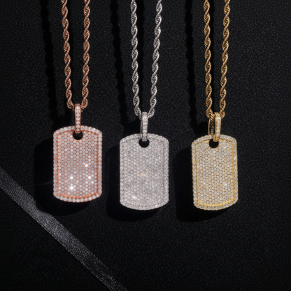 GRA Certified Silver Pendant